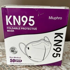 NEW Miuphro KN95 Protective Masks 50 Count Unopened PFE 95% Non-Medical